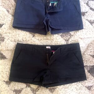Mossimo Supply Co. Women's Navy and Black Shorts